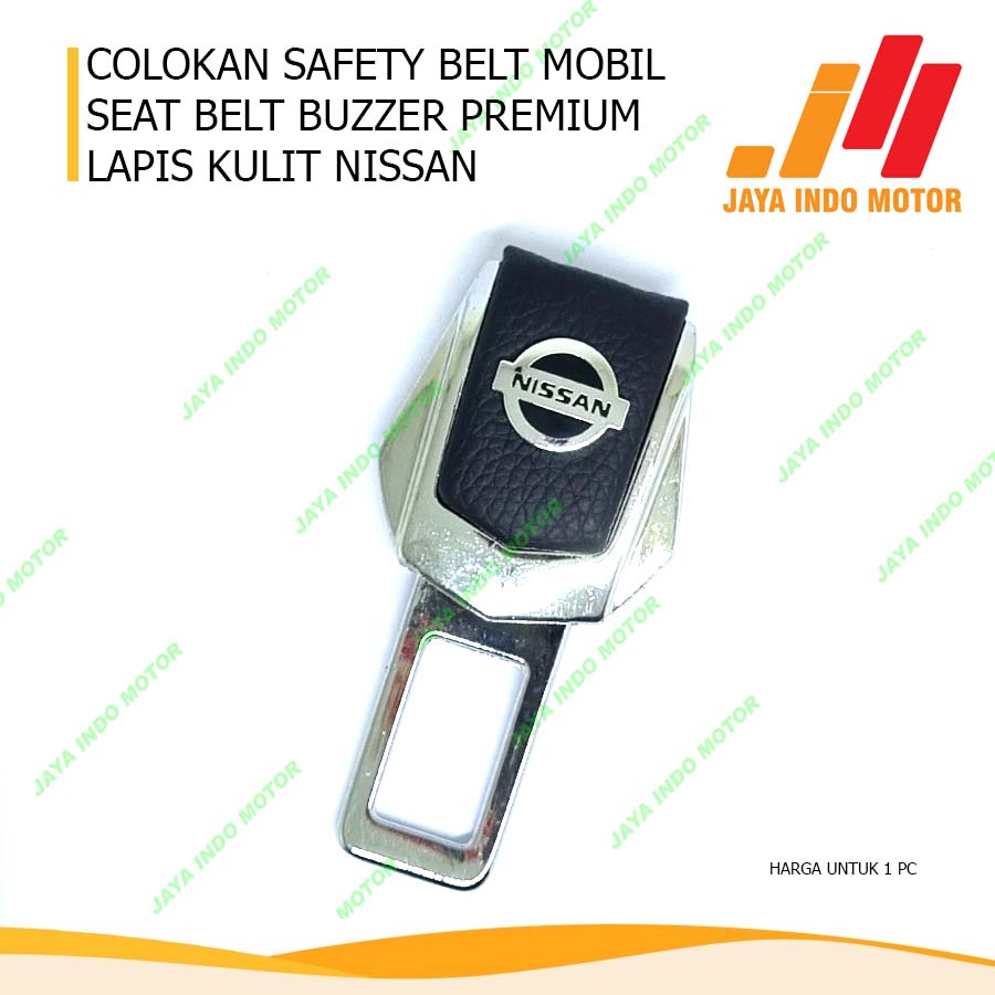 COLOKAN SEATBELT BUZZER / SEAT BELT BUCKLE MOBIL LAPIS KULIT NISSAN