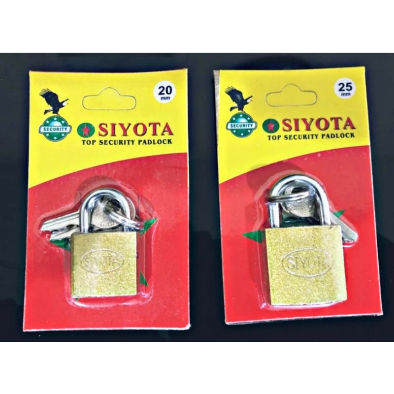 SIYOTA 20MM dan 25MM Gembok Kecil | Gembok Loker | Gembok Lemari