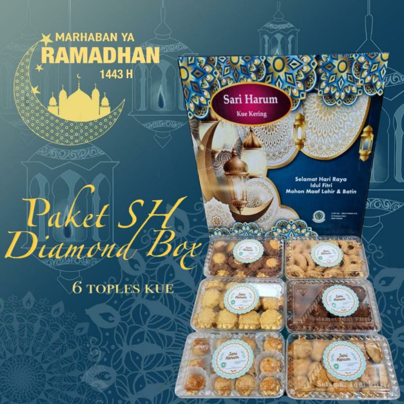 

PAKET DIOMAND KUE LEBARAN 6 BOX