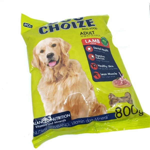 Dog Choize Lamb Flavor 800gr Adult Food Makanan Anjing Dewasa 800 gram