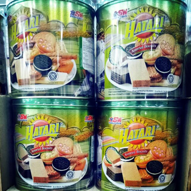 

Hatari Assorted Biskuit 350gr KARTONAN isi 6 kaleng