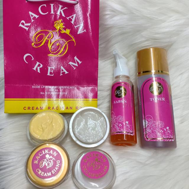 PAKET CREAM RACIKAN RD MERAH HOLO BARU KWALITAS 1 Lis Kuning