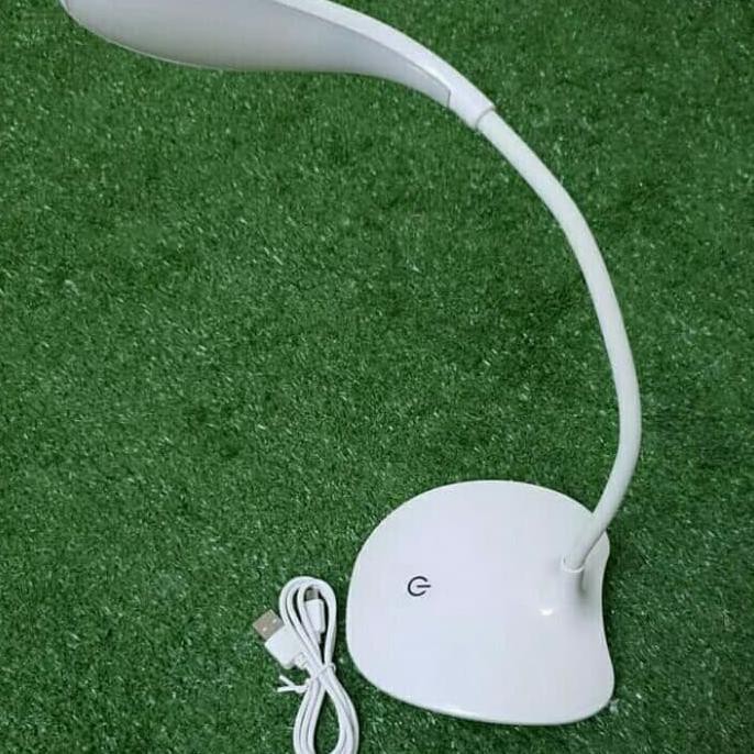 Lampu Led Meja Belajar Recharge Warna Putih