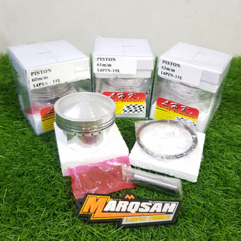Piston LHK 56 57 58 58.59.59.5 60 61 62 63 64 65 66 67 68 69 pin 14 set ring Piston LHK pin 14 marqsah racing-4