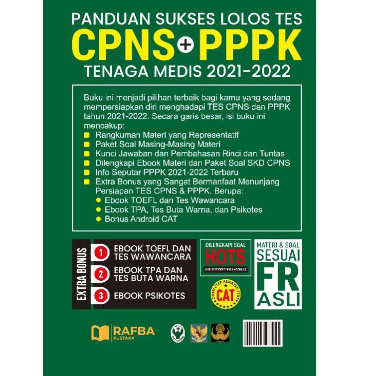 Art 5758 Buku Cpns Pppk Buku Panduan Sukses Lolos Tes Cpns P3k Tenaga Medis 2021 2022 Fr As Shopee Indonesia