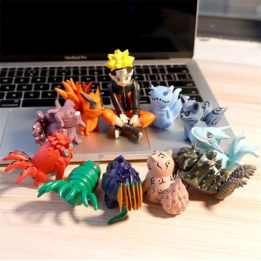 [Elegan] Naruto Figure 11Pcs/Set Ulang Tahun Anak Figure Model Dekorasi Boneka PVC Mainan Untuk Anak Angka Mainan