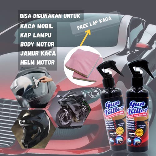Pembersih Jamur Kaca Mobil/ Pembersih Body Mobil Motor / Pembersih Kaca Mobil | Waterspot Remover / 