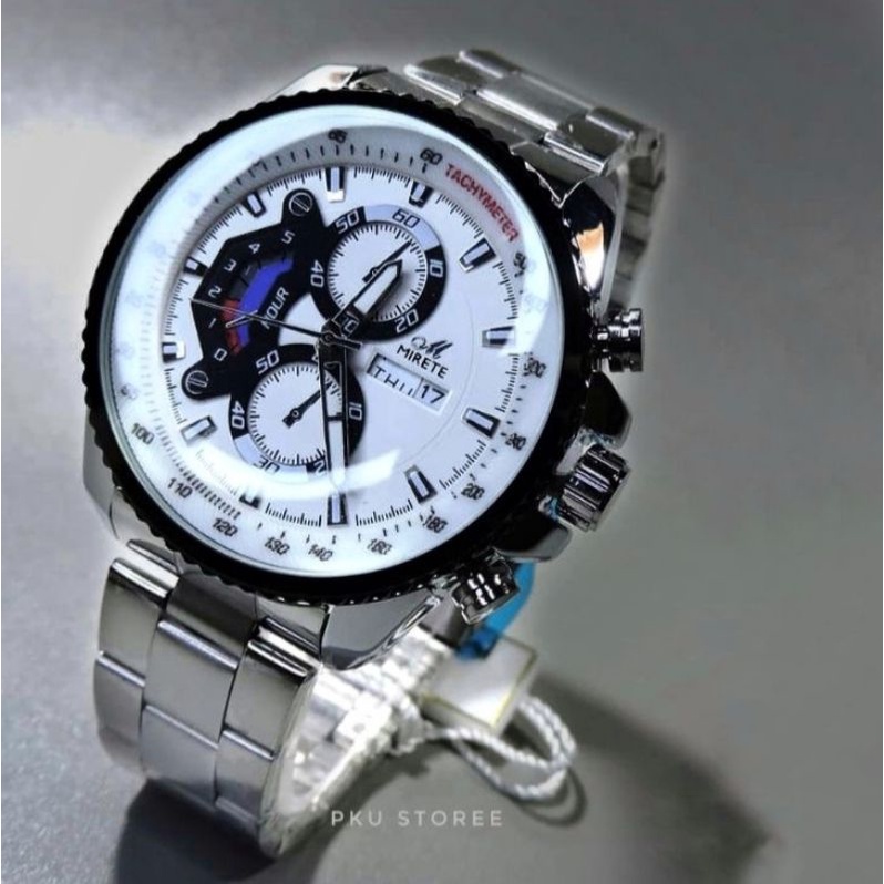 JAM TANGAN COWOK SPORTY MIRETE JAM PRIA RANTAI STAINLIS STEEL ORIGINAL_JAM TANGAN PRIA TAHAN AIR WATER RESISITANT_JAM TANGAN PRIA MIRETE ORIGINAL_RANTAI STAINLIS STEL MODEL TERBARU_JAM TANGAN TERLARIS DAN TERBARU JAM TANGAN IMPORT_JAM TANGAN KASUAL PRIA