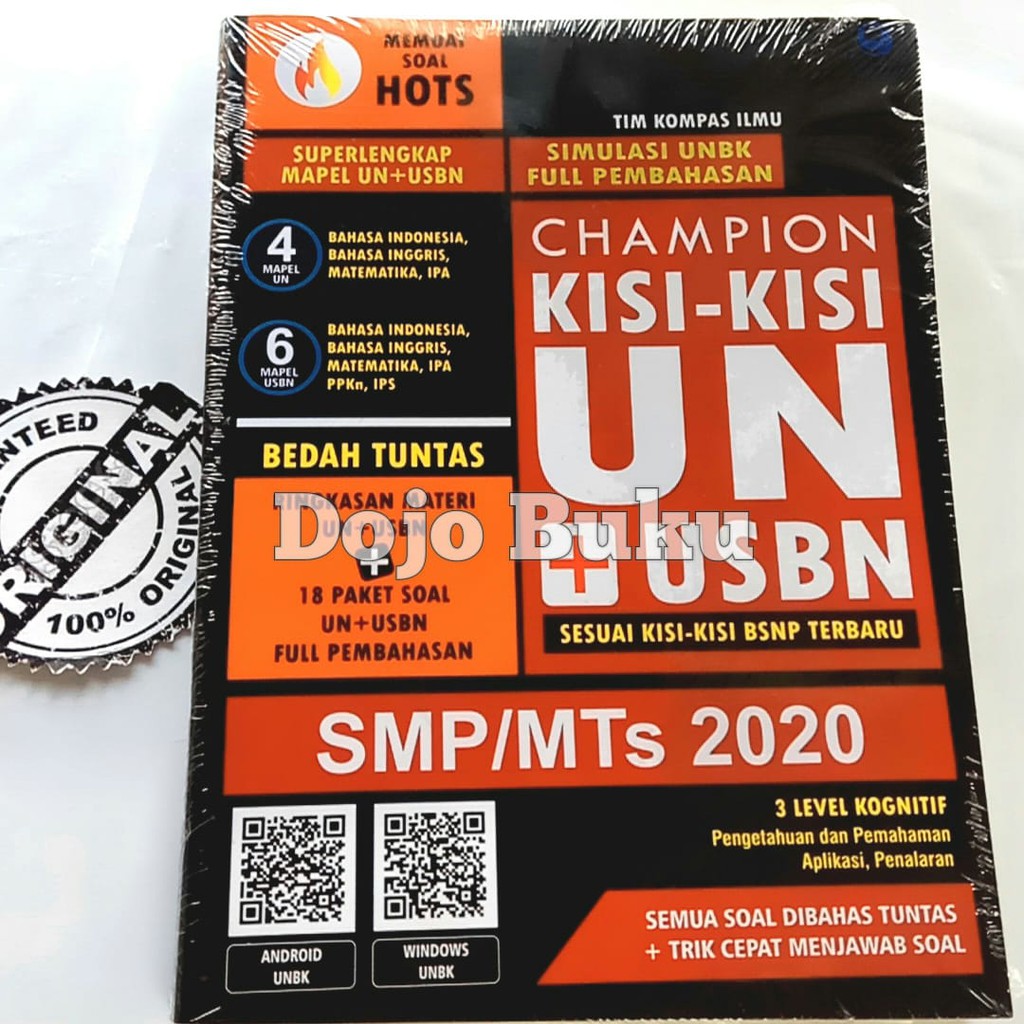 Champion kisi-kisi UN+USBN SMP/MTs 2020 By Tim Kompas Ilmu