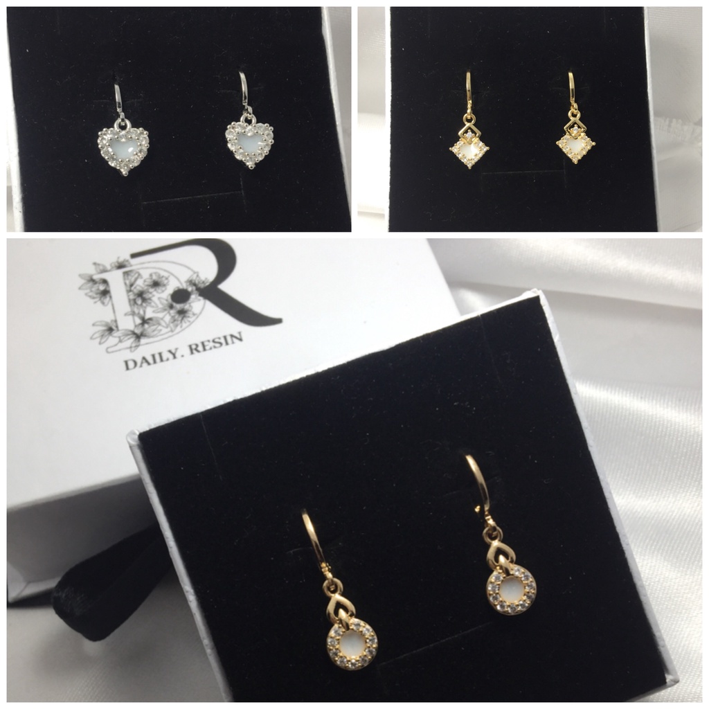 Anting Breastmilk Titanium Anti karat / Breastmilk jewelry / Perhiasan ASI