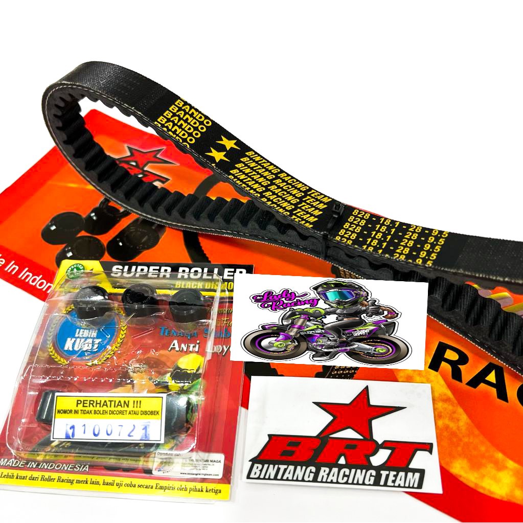 PAKET SUPER ROLLER & V BELT BRT BEAT POP/ BEAT ESP/ BEAT FI ESP/ BEAT STREET ESP/ VARIO 110 ESP/ SCO