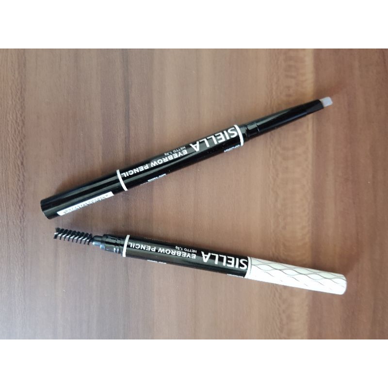 Siella Eyebrow Pencil Matic Putar /Pensil Alis Dark Brown