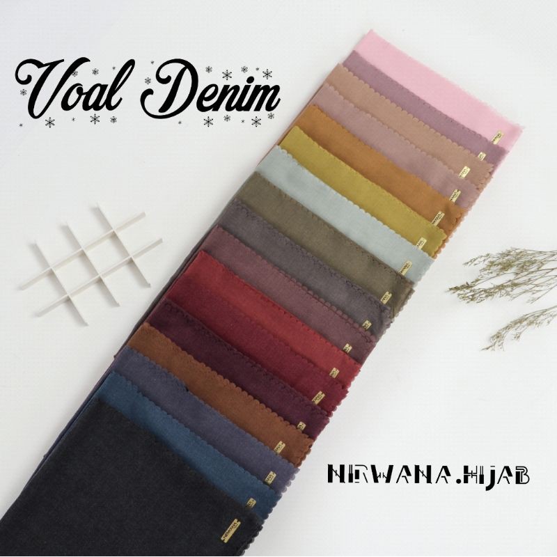 NIRWANA HIJAB - VOAL DENIM