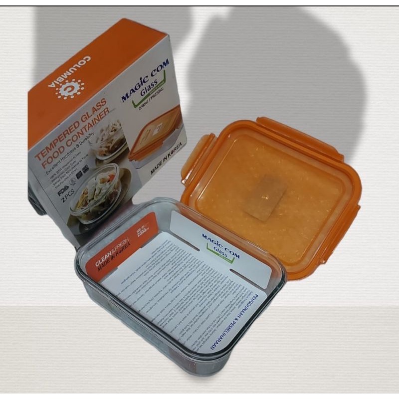 Yong Ma Magic Com Glass Tempered Glass Food Container