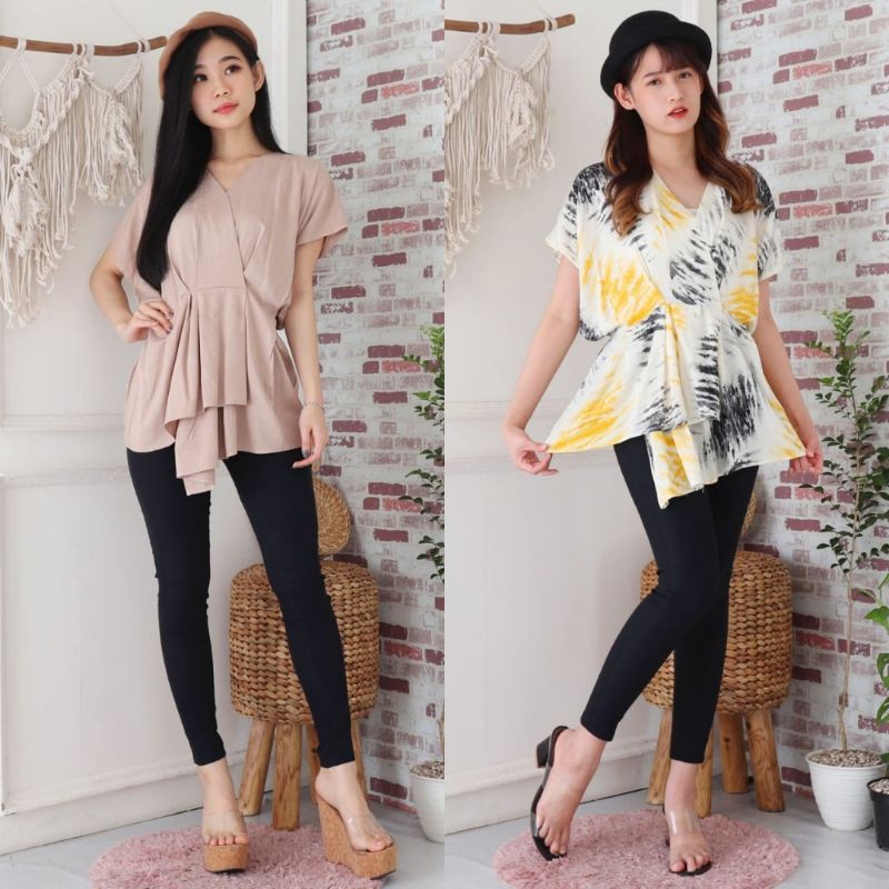 BIGSIZE BLOUSE MIMI XL ATASAN CEWEK JUMBO FASHION WANITA MURAH