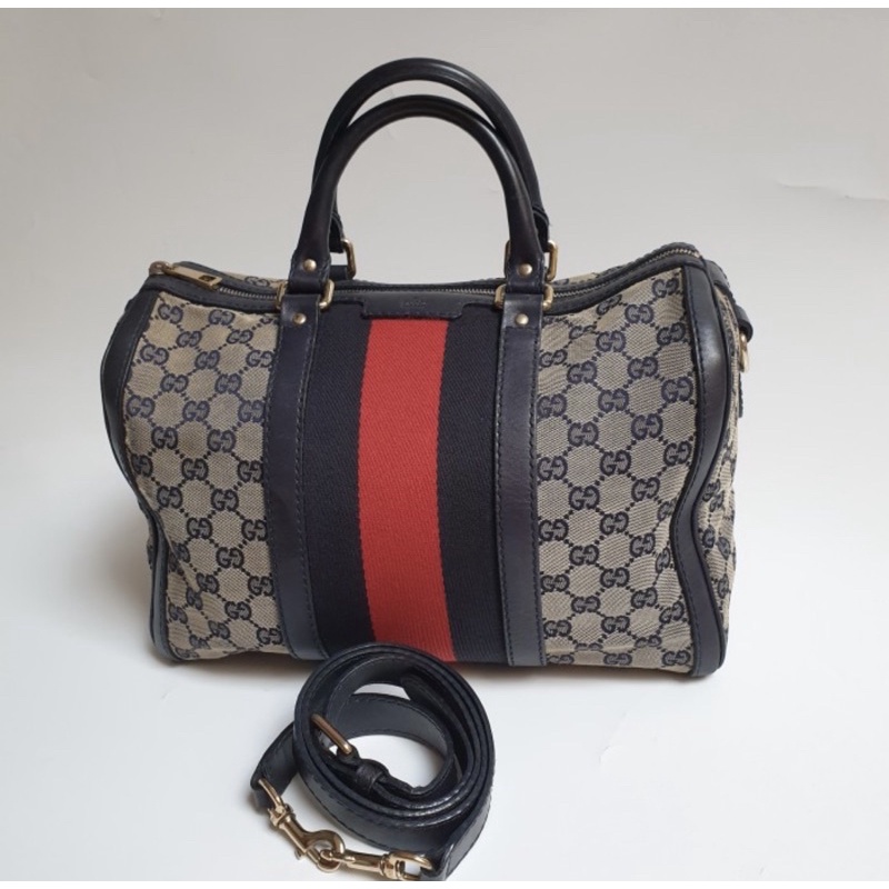 Authentic Gucci Boston - Navy