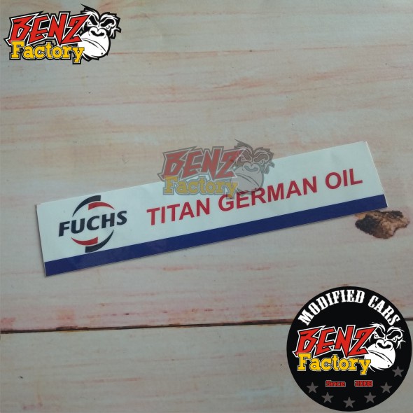 STICKER TEMPEL LUAR LONG TITAN GERMAN OIL