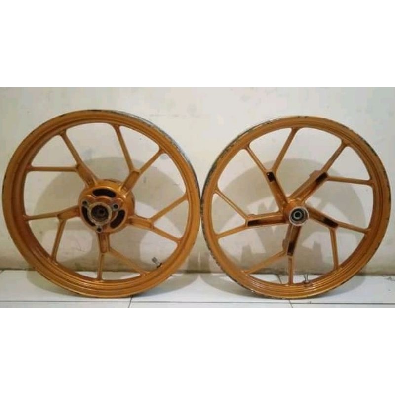 Velg Original Satria Fu Fi 150cc Suzuki / Velg Original Fu ENKEI depan - belakang