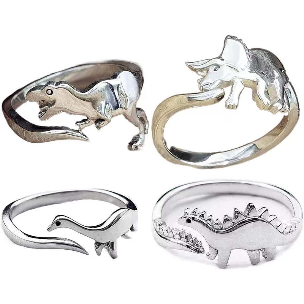 Cincin Bentuk Dinosaurus stegosaurus Untuk Wanita