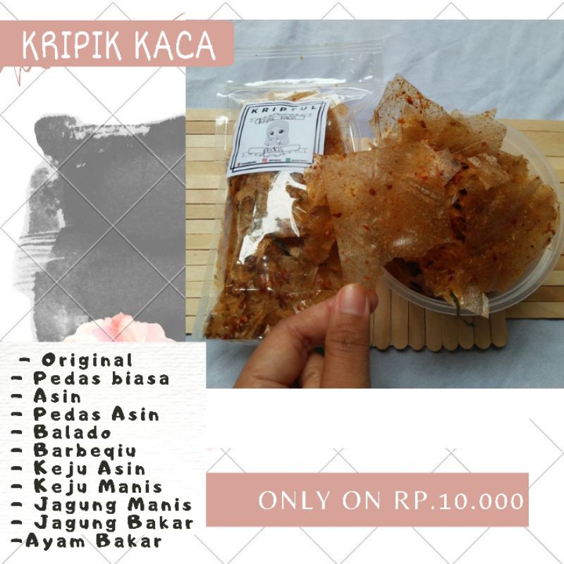 

SNACK VIRAL MURAH. KRIPTUL Cemilan Milenial " Kripik Kaca