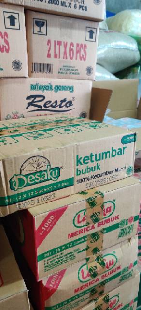 

Desaku Ketumbar Bubuk Sachet isi 12pcs Renceng (Coriander Powder) 12.5gr x 12