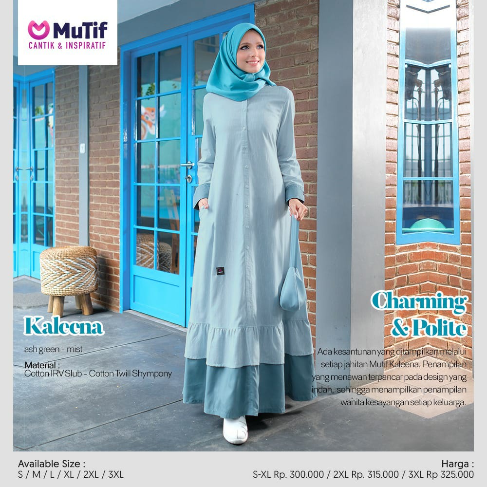GAMIS MUTIF KALEENA NEW