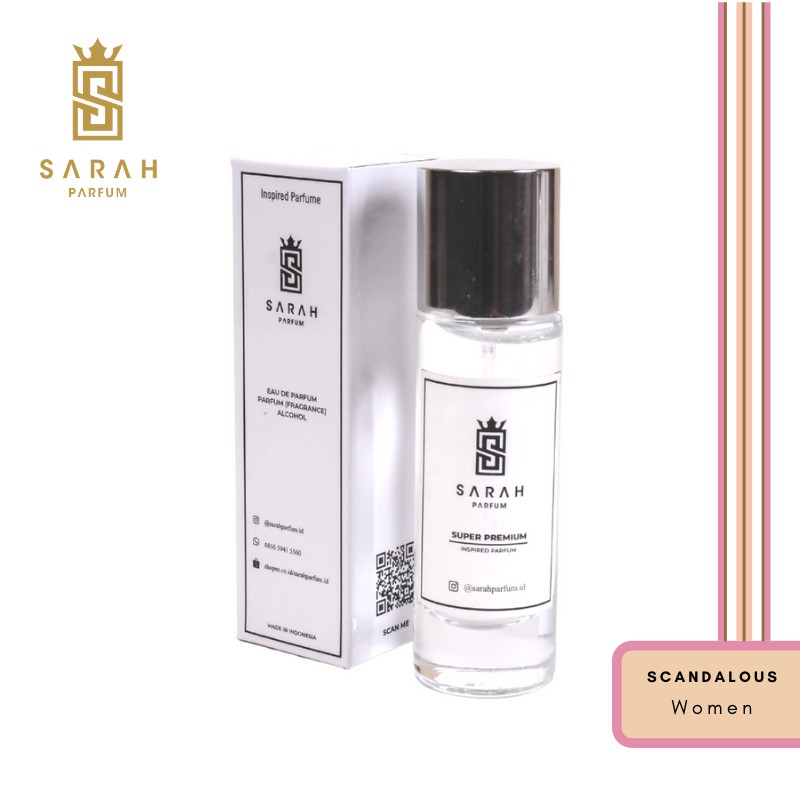 Sarah Parfum Scandalous Women - Parfume Farfum Minyak Wangi - Wanita Cewek