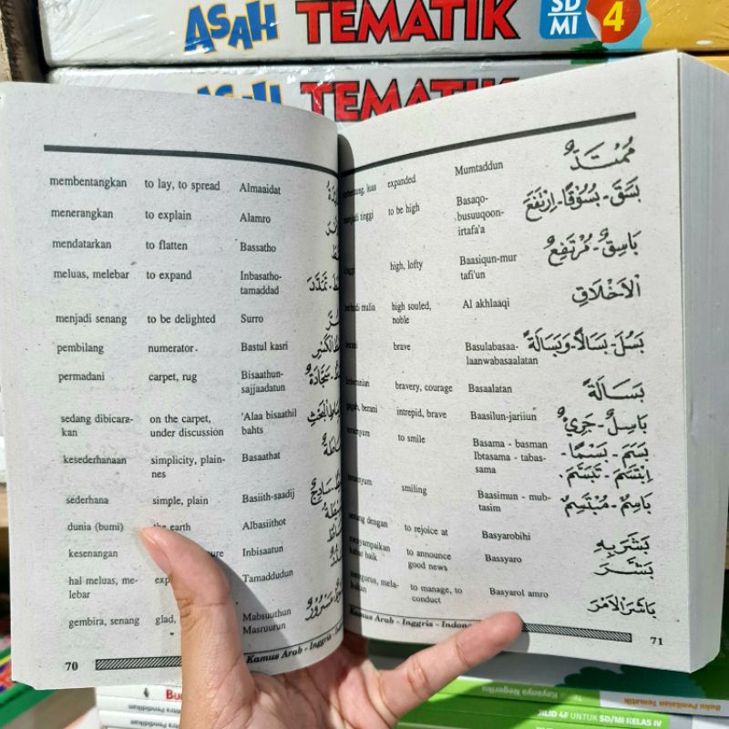 PROMO!!! Kamus 3 Bahasa ARAB-INGGRIS-INDONESIA Disertai Cara Baca