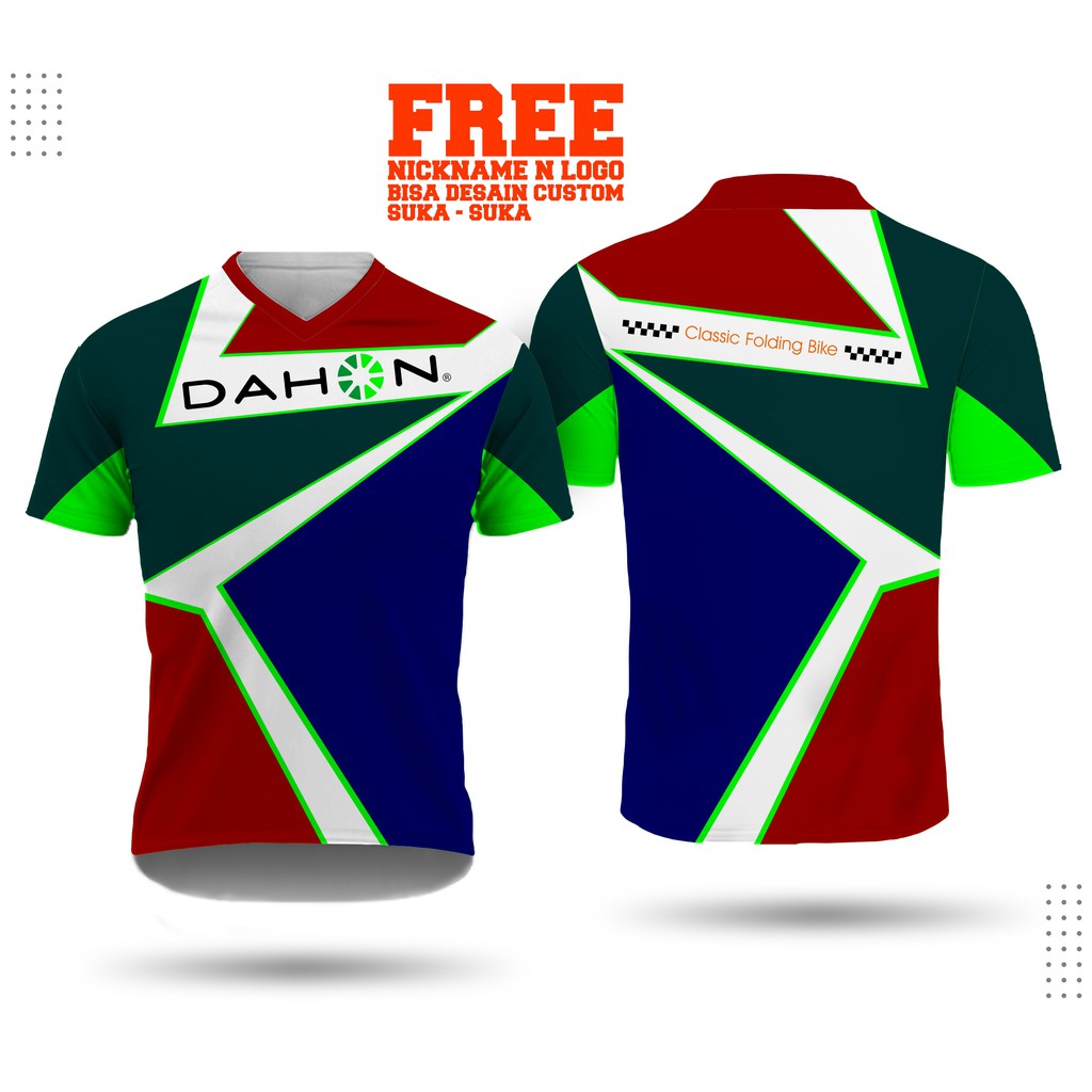 Jersey sepeda lipat baju dahon B kaos folding bike