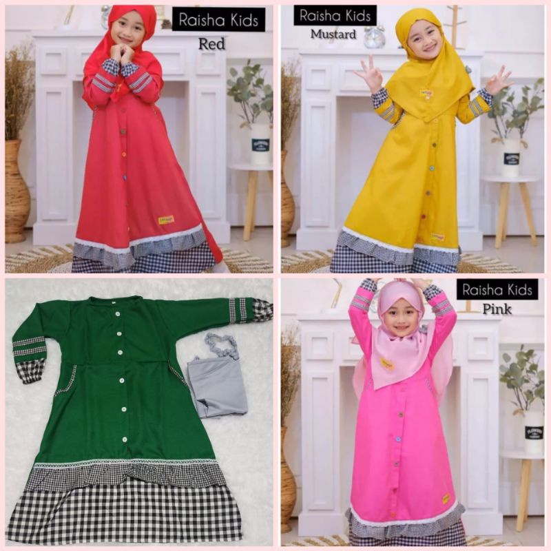 _*GAMIS ANAK RAISHA KIDS*_  Usia 2-6th