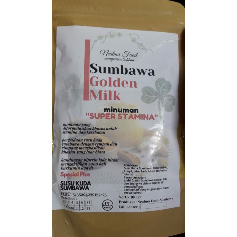 

Sumbawa Golden Milk
