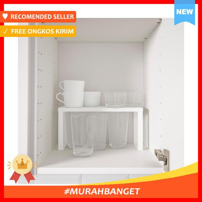RAK PIRING & TEMPAT GELAS - IKEA VARIERA SISIPAN RAK PIRING LEMARI DAPUR SELF INSERT TEMPAT GELAS