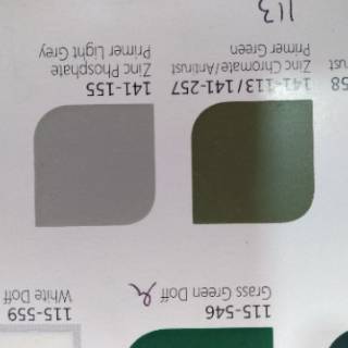  CAT DASAR MENI BESI WARNA GREY DAN GREEN KANSAI PAINT 