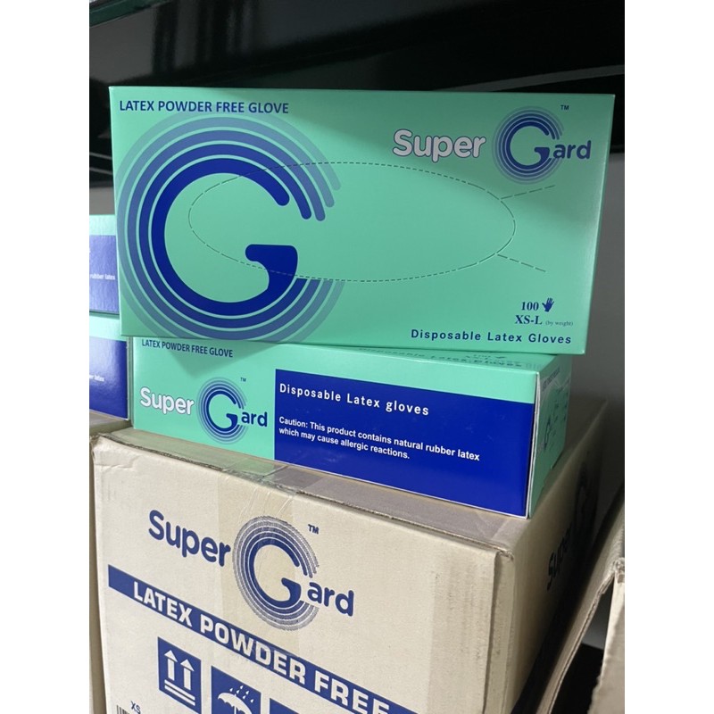 Sarung Tangan Latex free powder SUPER GARD size S