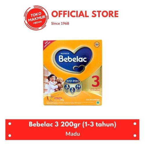 

BEBELAC 3 MADU 200GR ( 1 - 3 TAHUN )