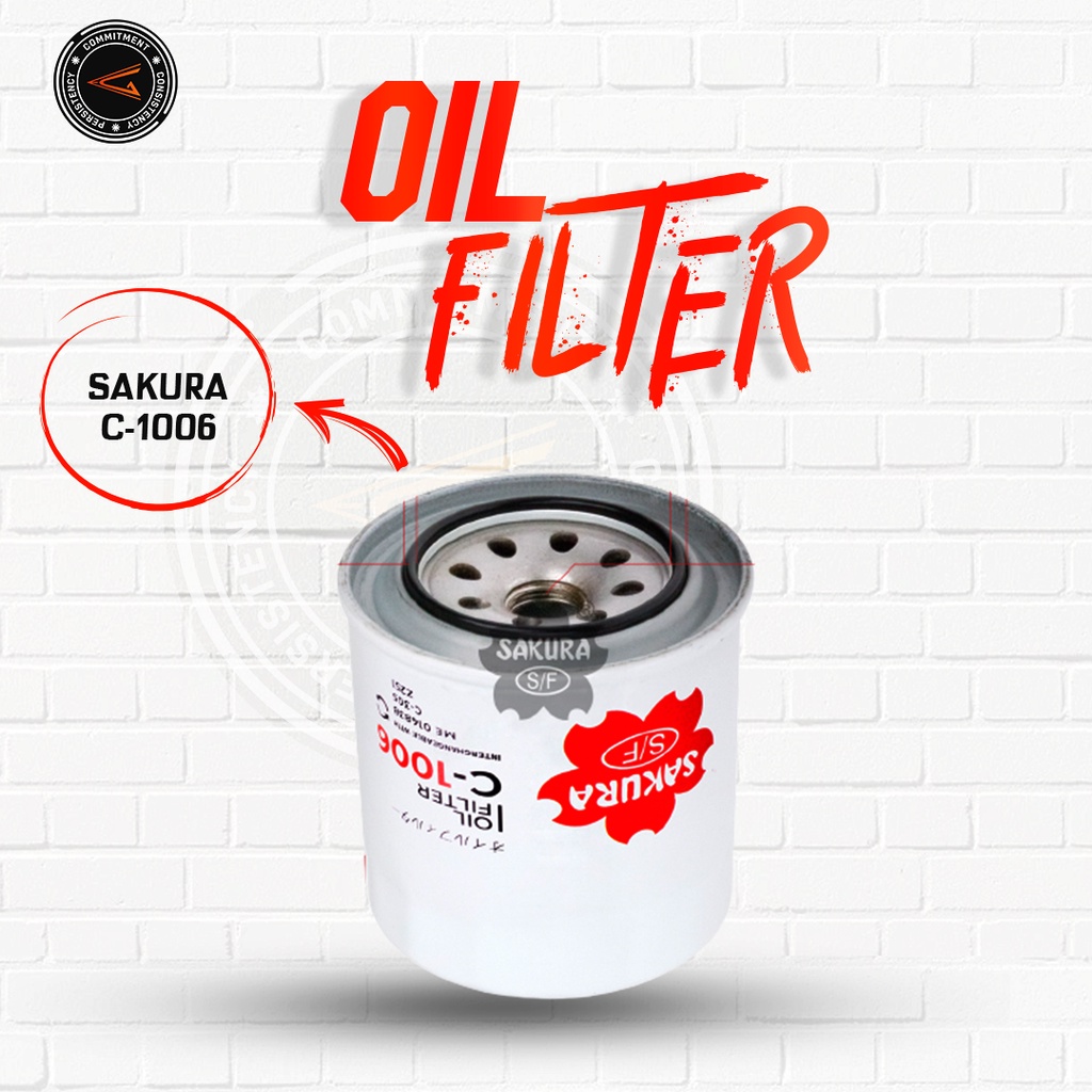 Sakura Oil Filter C-1006/ C1006 / Sakura Filter Mitsubishi PS100