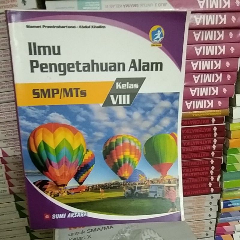 buku IPA SMP/ Mts kelas 2-8 penerbit bumi aksara