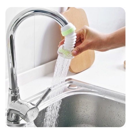 SAMBUNGAN KERAN AIR FLEXIBLE SARINGAN KRAN WATER FAUCET FILTER ANTI SPLASH SHOWER [ SWEET SPACE ]