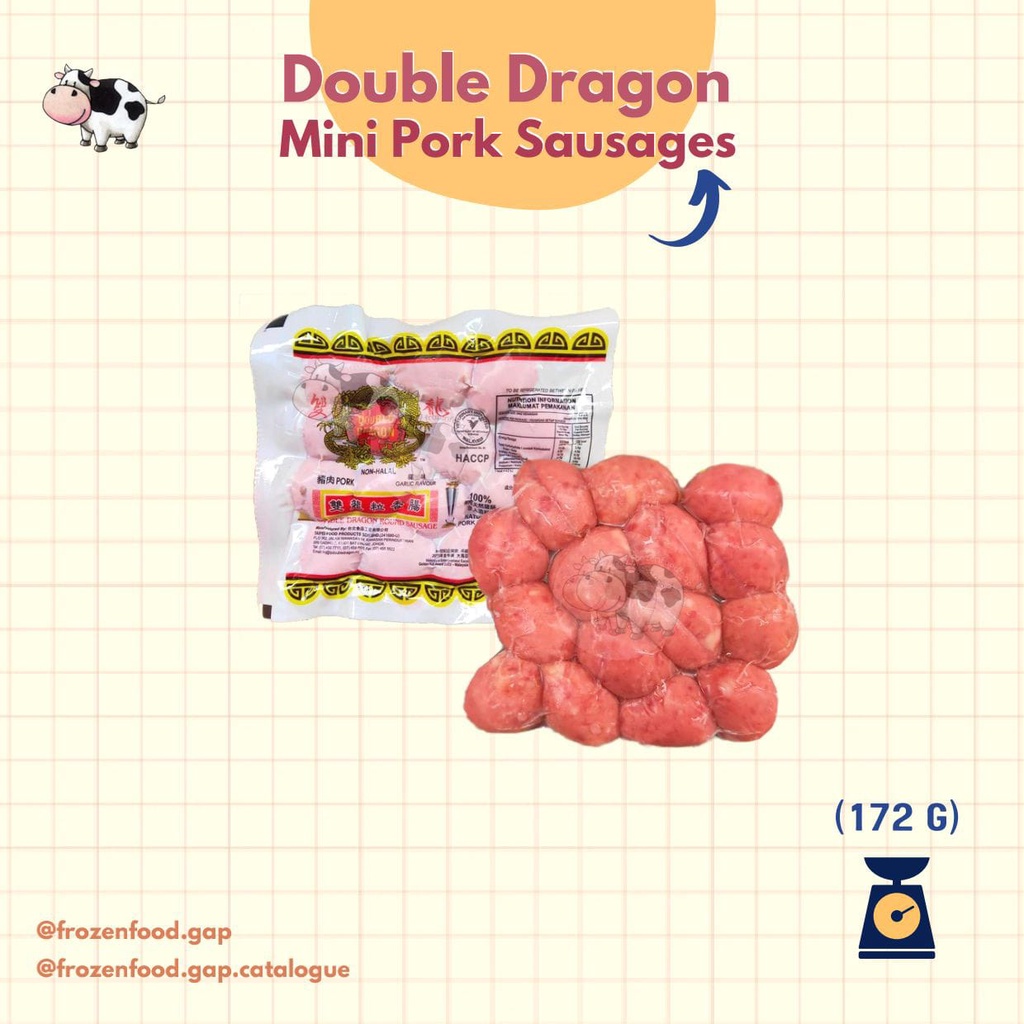 

DOUBLE DRAGON MINI PORK SAUSAGE | SOSIS | FROZENFOODGAP