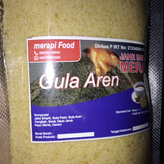 

Jahe instan gula aren