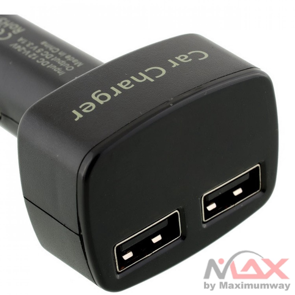 Car Charger Dual USB with LED Display ampere meter
