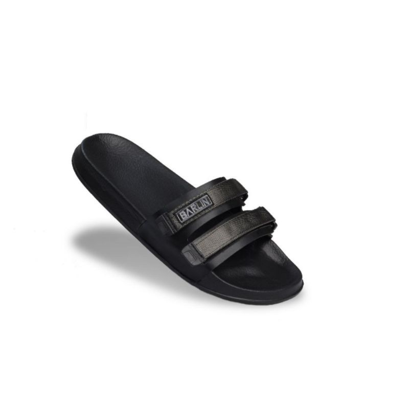 BARLIN GREY -Sandal Slide SALE SANDAL KASUAL PRIA SENDAL SLOP ORIGINAL KULIT KASUAL 2021