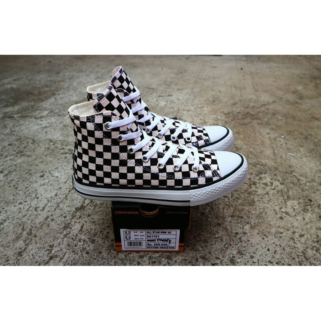 (Bayar Ditempat) TS Sepatu Converse 70s Hi CheckBoar Premium BNIB Import Sneakers Pria Sekolah Cowok