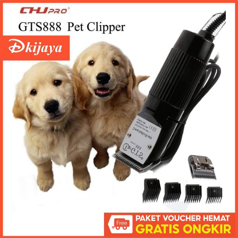 Pet Clipper GTS 888 Cukur Cukuran Bulu Hewan Peliharaan Kucing Anjing Kuda Kelinci CHJPRO GTS888