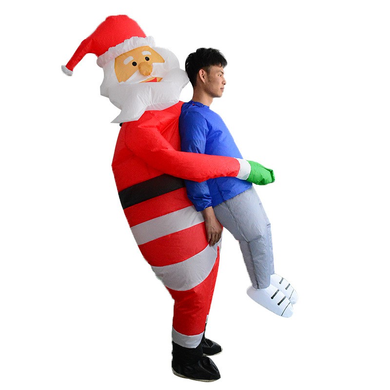 CC-166 kostum balon tiup prank costume halloween culik kidnap santa claus christmas natal