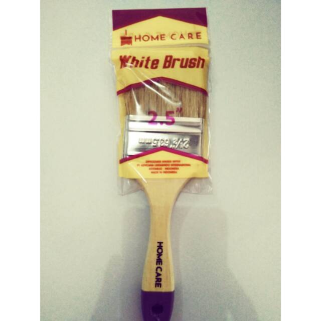 

Kuas Cat white brush 2.5 in 1.5 in 1 in