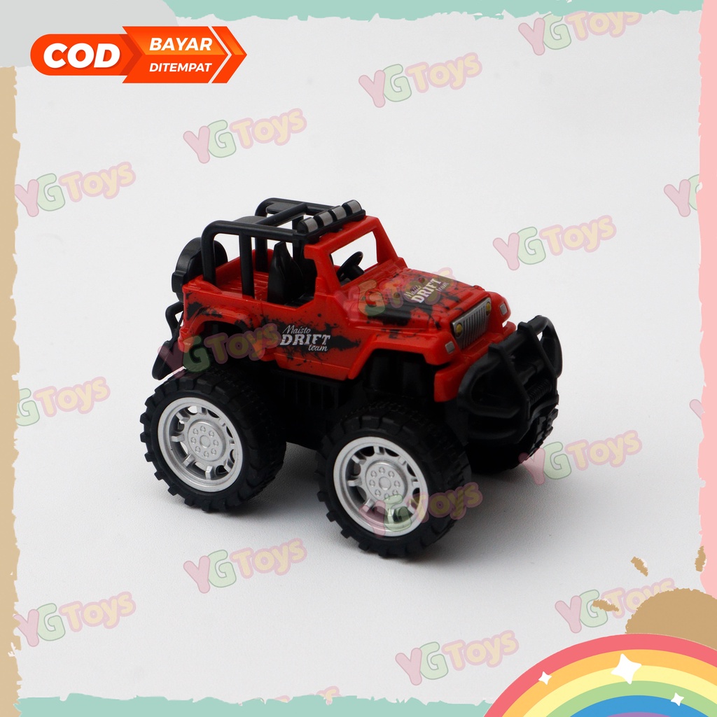 YGtoys Mainan Mobil Mobilan Anak Dorong Jeep Off Road Star Rider  / Mainan Anak Kendaraan Pullback