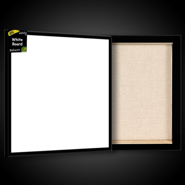 

White Board Melamin Papan Tulis Putih By Ravalio 80x90 cm