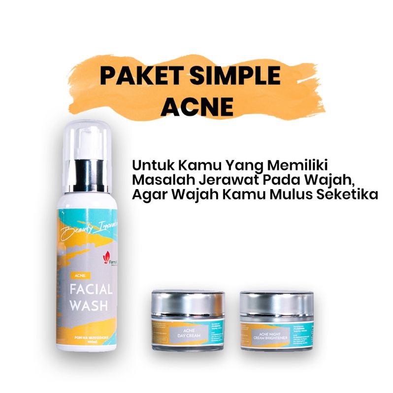 Farma Wdc - Paket Simple Acne Original farma wdc BPOM