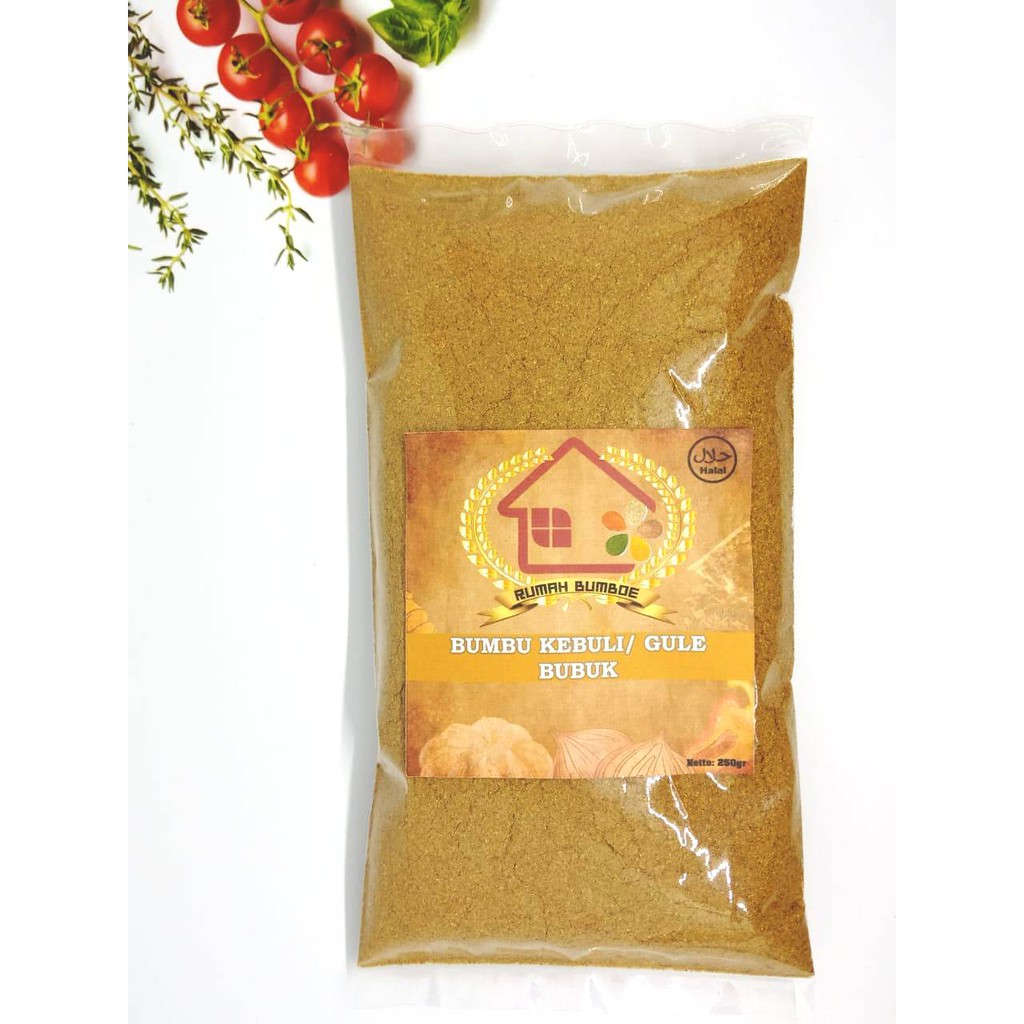 

(250 gr) BUMBU KEBULI Nasi Kebuli Gulai Arab Bumbu Bubuk Kebuli Bumbu Instant Rempah Tradisional